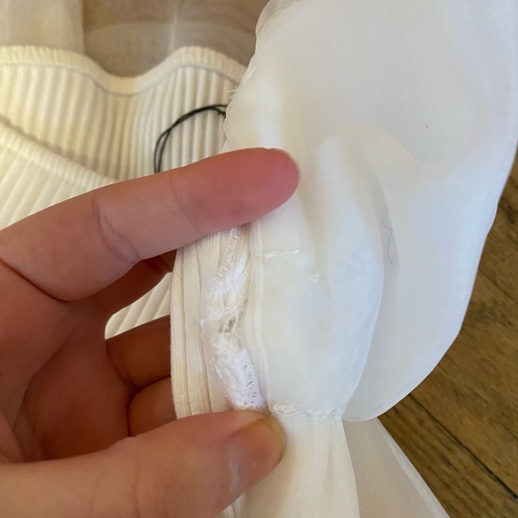 Zara ruffle tube top - Picture 4 of 4